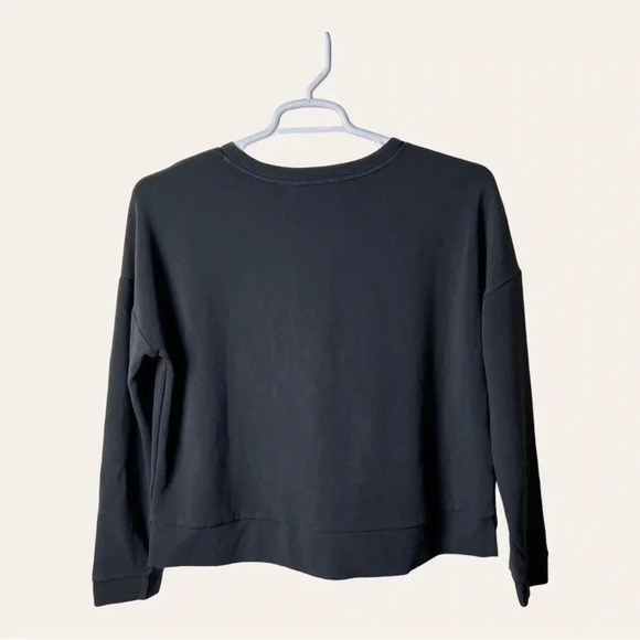 1574, ATHLETA OVERSIZED SWEATER SIZE LARGE HIGH LOW DARK GRAY‎ IN COLOR - Picture 6 of 9